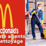McDonald's Offre d'emlpoi des agents de nettoyage